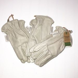 NWOT Smith & Hawkens 3 pair Leather Garden Gloves